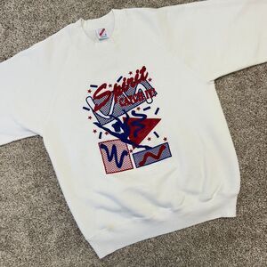 Vintage Spirit‎ Catch It Gymnastics Sweatshirt Size Large Jerzees USA Made (698)
